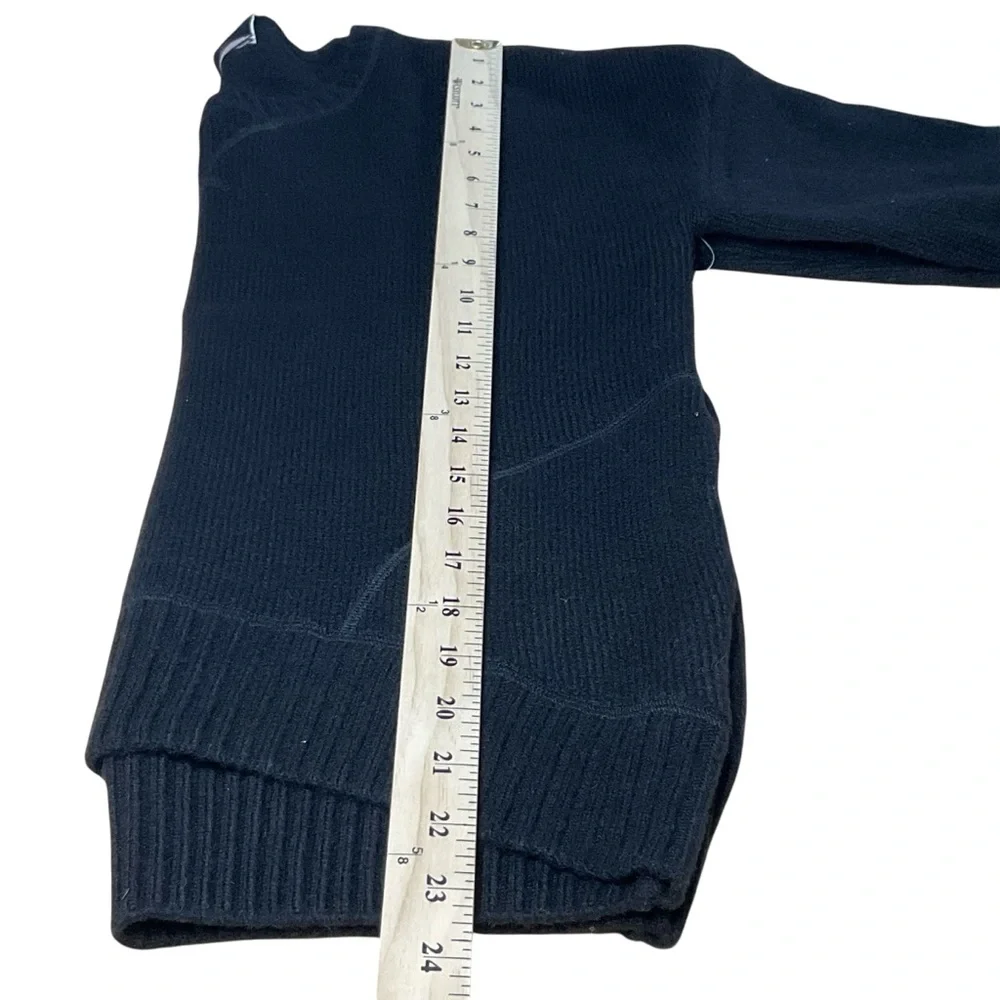 NWT Tuckernuck Women's Black Faris Pullover Crewneck Long Sleeve Sweater Sz. S